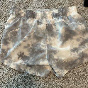 never worn running shorts